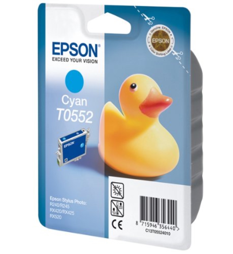 EPSON Cartuccia originale Epson T0552 paperella ciano